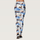 Graceful Bounds of Hare : Vol van de winter vreugd Leggings (Achterkant)