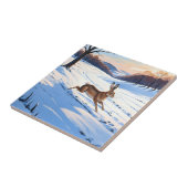 Graceful Bounds of Hare : Vol van de winter vreugd Tegeltje (Zijkant)