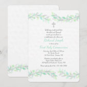 Graceful Branches Religieuze Uitnodiging (Voorkant / Achterkant)