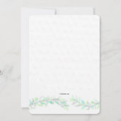 Graceful Branches Religieuze Uitnodiging (Achterkant)