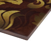 Graceful Brown Floral Cutting Board Snijplank (Hoek)