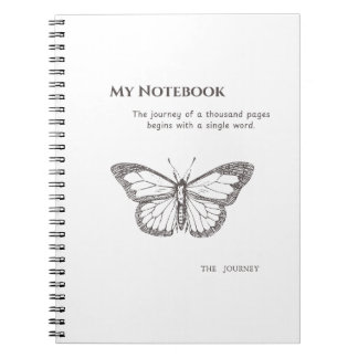 Graceful Butterfly Notebook for Daily Inspiration Notitieboek