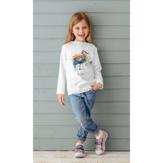 Graceful Cane: Waterverf kunst, op maat T-shirt