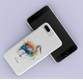 Graceful Crane: Waterverf Art, op maat Case-Mate iPhone Case