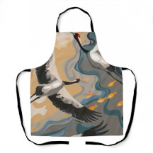 Graceful Cranes in een dromerig zeegezicht