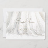 Graceful Elegance Trouwjurk Vrijgezellenfeest Kaart (Voorkant)
