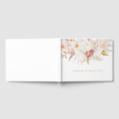 Graceful Elegance: vlekkeloze bloemenbruiloft Gastenboek (Volledig)