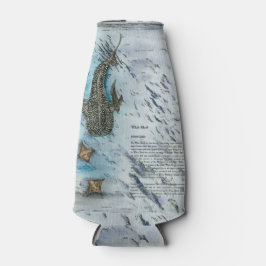 Graceful Endangered Whale Shark aquarel Flesjeskoeler