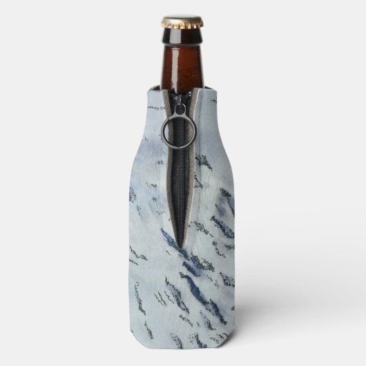 Graceful Endangered Whale Shark aquarel Flesjeskoeler (Fles Achterkant)