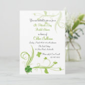 Graceful Ferns Invitation Kaart (Staand voorkant)