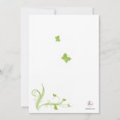 Graceful Ferns Invitation Kaart (Achterkant)