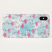Graceful flamingos and monstera leaves Case-Mate iPhone case (Achterkant (horizontaal))