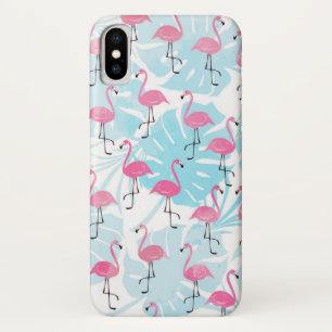 Graceful flamingos and monstera leaves Case-Mate iPhone case