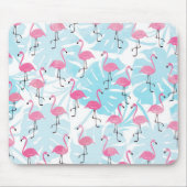 Graceful flamingos and monstera leaves muismat (Voorkant)