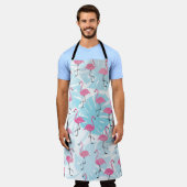 Graceful flamingos and monstera leaves schort (Gedragen)