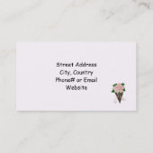 Graceful Floral Design.. Wedding Bouquet Visitekaartje (Achterkant)