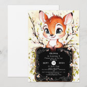 Graceful Forest Fawn Verjaardag Kaart (Voorkant / Achterkant)