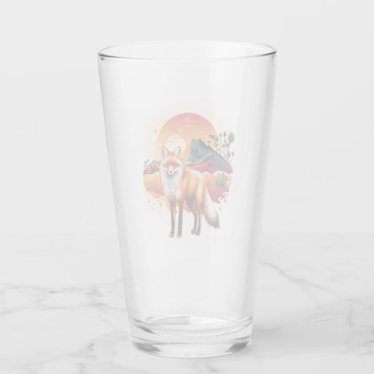 Graceful Fox Mok Glas (Achterkant)