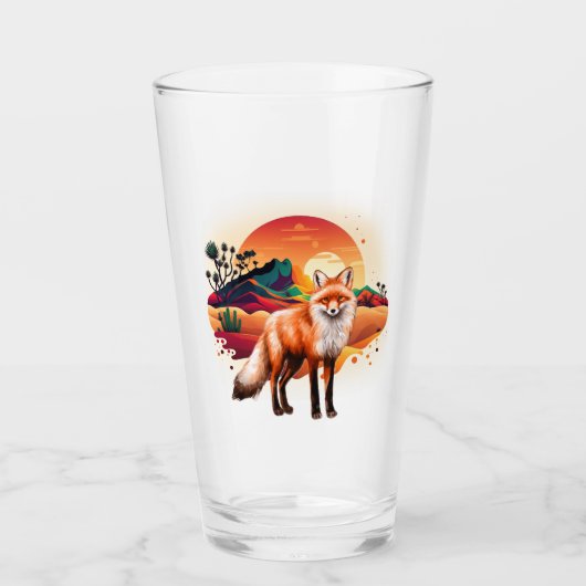 Graceful Fox Mok Glas (Voorkant)