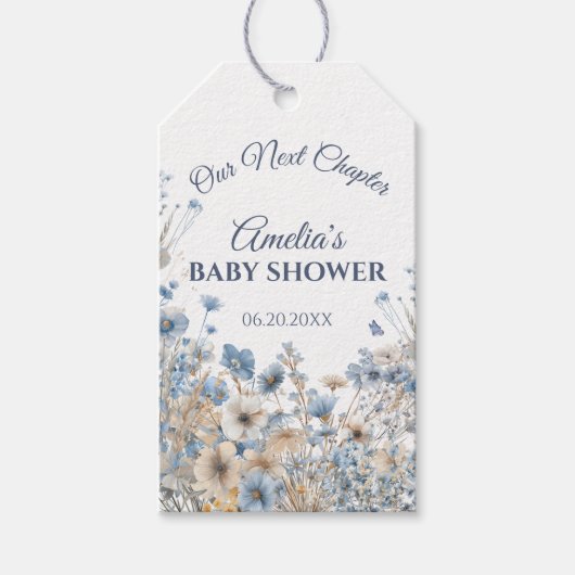 Graceful Frost Wildflower Tuin Cadeaulabel (Voorkant)