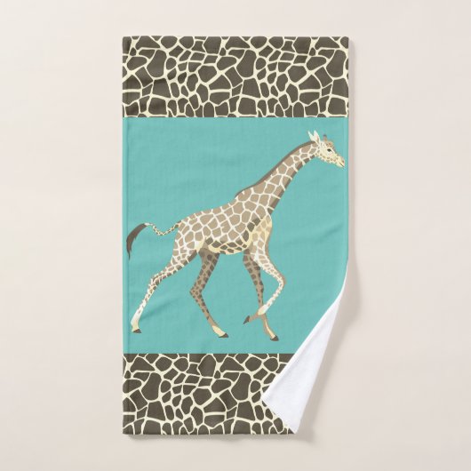 Graceful giraffe bad handdoek (Handdoek)