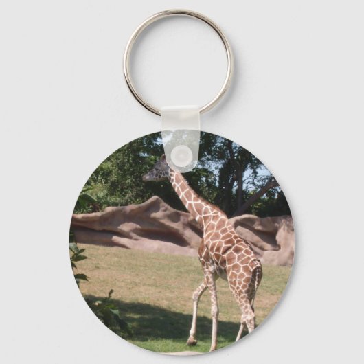 "Graceful Giraffe" Foto Sleutelhanger (Voorkant)