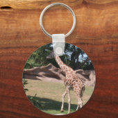 "Graceful Giraffe" Foto Sleutelhanger (Voorkant)