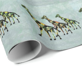 Graceful Giraffes Cadeaupapier