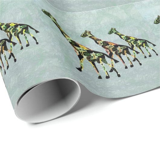 Graceful Giraffes Cadeaupapier (Rol Hoek)