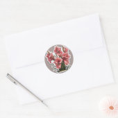Graceful Gladiolus: Elegantie in elk bloemblaadje Ronde Sticker (Envelop)