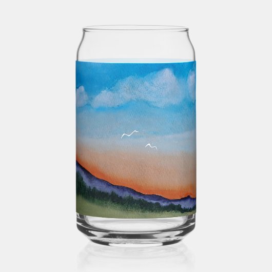 Graceful Gloing Hills Blikvorm Glas (Voorkant)