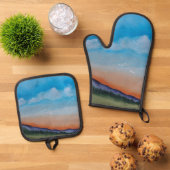 Graceful Gloing Hills Ovenwant & Pannenlap Set (Top down)