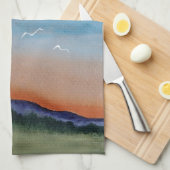 Graceful Gloing Hills Theedoek (Quarter Fold)