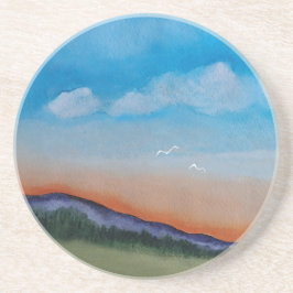 Graceful Gloing Hills Zandsteen Onderzetter