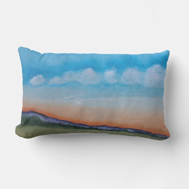 Graceful Glowing Sunset Hills Buitenkussen (Voorkant)