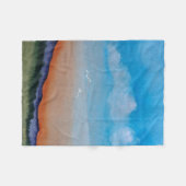 Graceful Glowing Sunset Hills Fleece Deken (Voorkant (Horizontaal))