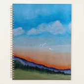 Graceful Glowing Sunset Hills Planner (Voorkant)