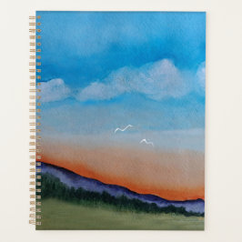 Graceful Glowing Sunset Hills Planner