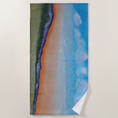 Graceful Glowing Sunset Hills Strandlaken (Voorkant)