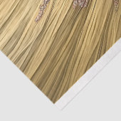 Graceful Golden Woman Floral Crown W2 Decoupage Tissuepapier (Detail)