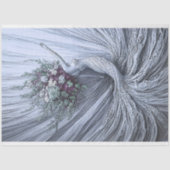 Graceful Golden Woman Floral Crown W3 Decoupage Tissuepapier (Voorkant)