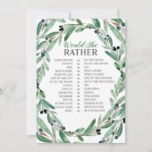 Graceful Greenery Bridal zou ze een andere kaart h (Voorkant)