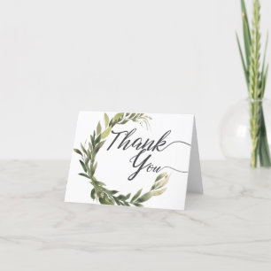 Graceful Greenery Dankuwel Bedankkaart