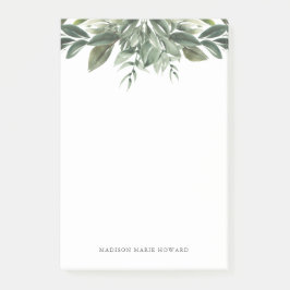Graceful Greenery Post-it® Notes