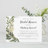 Graceful Greenery Vrijgezellenfeest Kaart (Staand voorkant)