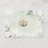 Graceful Greenery Wedding RSVP Informatiekaartje (Achterkant)