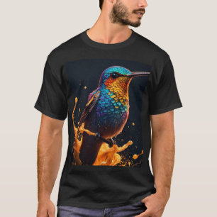 Graceful Hummingbird vlucht T-shirt