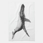 GRACEFUL HUMPBACK WHALE THEEDOEK (Verticaal)