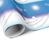 Graceful Ice Skater Cadeaupapier (Rol Hoek)