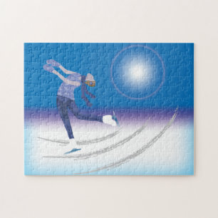 Graceful Ice Skater Legpuzzel